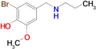 2-bromo-6-methoxy-4-[(propylamino)methyl]phenol