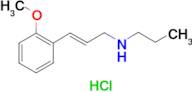 [(2E)-3-(2-methoxyphenyl)prop-2-en-1-yl](propyl)amine hydrochloride