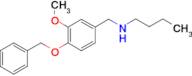 {[4-(benzyloxy)-3-methoxyphenyl]methyl}(butyl)amine