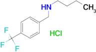 butyl({[4-(trifluoromethyl)phenyl]methyl})amine hydrochloride