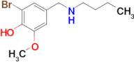 2-bromo-4-[(butylamino)methyl]-6-methoxyphenol