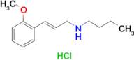 butyl[(2E)-3-(2-methoxyphenyl)prop-2-en-1-yl]amine hydrochloride