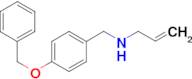 {[4-(benzyloxy)phenyl]methyl}(prop-2-en-1-yl)amine