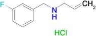 [(3-fluorophenyl)methyl](prop-2-en-1-yl)amine hydrochloride