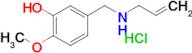 2-methoxy-5-{[(prop-2-en-1-yl)amino]methyl}phenol hydrochloride