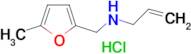 [(5-methylfuran-2-yl)methyl](prop-2-en-1-yl)amine hydrochloride