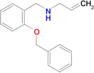 {[2-(benzyloxy)phenyl]methyl}(prop-2-en-1-yl)amine