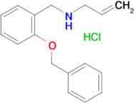 {[2-(benzyloxy)phenyl]methyl}(prop-2-en-1-yl)amine hydrochloride