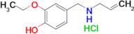 2-ethoxy-4-{[(prop-2-en-1-yl)amino]methyl}phenol hydrochloride