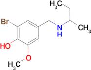 2-bromo-4-{[(butan-2-yl)amino]methyl}-6-methoxyphenol