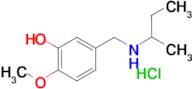 5-{[(butan-2-yl)amino]methyl}-2-methoxyphenol hydrochloride