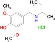 4-{[(butan-2-yl)amino]methyl}-2,6-dimethoxyphenol hydrochloride