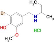 2-bromo-4-{[(butan-2-yl)amino]methyl}-6-methoxyphenol hydrochloride