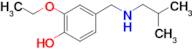 2-ethoxy-4-{[(2-methylpropyl)amino]methyl}phenol