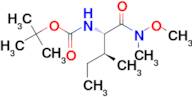 tert-butyl N-[(1S,2S)-1-[methoxy(methyl)carbamoyl]-2-methylbutyl]carbamate