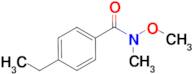 4-ethyl-N-methoxy-N-methylbenzamide