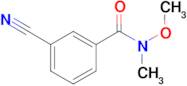 3-cyano-N-methoxy-N-methylbenzamide