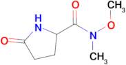 N-methoxy-N-methyl-5-oxopyrrolidine-2-carboxamide