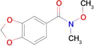 N-methoxy-N-methyl-2H-1,3-benzodioxole-5-carboxamide