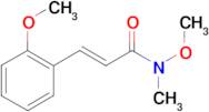 (2E)-N-methoxy-3-(2-methoxyphenyl)-N-methylprop-2-enamide