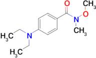 4-(diethylamino)-N-methoxy-N-methylbenzamide