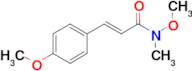 (2E)-N-methoxy-3-(4-methoxyphenyl)-N-methylprop-2-enamide