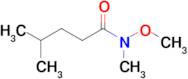 N-methoxy-N,4-dimethylpentanamide