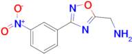 [3-(3-nitrophenyl)-1,2,4-oxadiazol-5-yl]methanamine