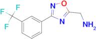 {3-[3-(trifluoromethyl)phenyl]-1,2,4-oxadiazol-5-yl}methanamine