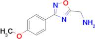[3-(4-methoxyphenyl)-1,2,4-oxadiazol-5-yl]methanamine
