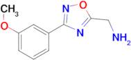 [3-(3-methoxyphenyl)-1,2,4-oxadiazol-5-yl]methanamine