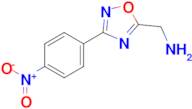 [3-(4-nitrophenyl)-1,2,4-oxadiazol-5-yl]methanamine