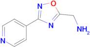 [3-(pyridin-4-yl)-1,2,4-oxadiazol-5-yl]methanamine