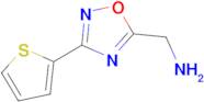 [3-(thiophen-2-yl)-1,2,4-oxadiazol-5-yl]methanamine