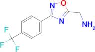{3-[4-(trifluoromethyl)phenyl]-1,2,4-oxadiazol-5-yl}methanamine