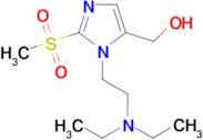 {1-[2-(diethylamino)ethyl]-2-methanesulfonyl-1H-imidazol-5-yl}methanol
