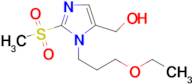 [1-(3-ethoxypropyl)-2-methanesulfonyl-1H-imidazol-5-yl]methanol