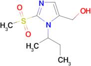 [1-(butan-2-yl)-2-methanesulfonyl-1H-imidazol-5-yl]methanol