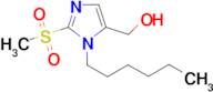 (1-hexyl-2-methanesulfonyl-1H-imidazol-5-yl)methanol