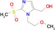 [2-methanesulfonyl-1-(2-methoxyethyl)-1H-imidazol-5-yl]methanol