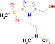 {1-[2-(dimethylamino)ethyl]-2-methanesulfonyl-1H-imidazol-5-yl}methanol