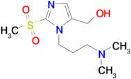 {1-[3-(dimethylamino)propyl]-2-methanesulfonyl-1H-imidazol-5-yl}methanol