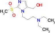 {1-[3-(diethylamino)propyl]-2-methanesulfonyl-1H-imidazol-5-yl}methanol