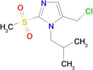 5-(chloromethyl)-2-methanesulfonyl-1-(2-methylpropyl)-1H-imidazole