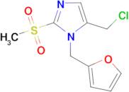 5-(chloromethyl)-1-[(furan-2-yl)methyl]-2-methanesulfonyl-1H-imidazole