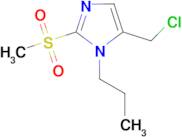 5-(chloromethyl)-2-methanesulfonyl-1-propyl-1H-imidazole