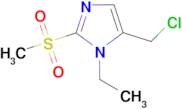 5-(chloromethyl)-1-ethyl-2-methanesulfonyl-1H-imidazole