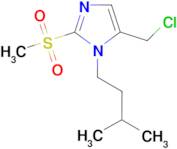 5-(chloromethyl)-2-methanesulfonyl-1-(3-methylbutyl)-1H-imidazole