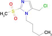 5-(chloromethyl)-2-methanesulfonyl-1-pentyl-1H-imidazole