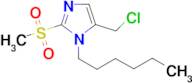 5-(chloromethyl)-1-hexyl-2-methanesulfonyl-1H-imidazole